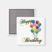 Joyeux anniversaire - Personnaliser Magnet (Recto/Verso)