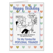 Joyeux Anniversaire Personnel Entraîneur (Devant)