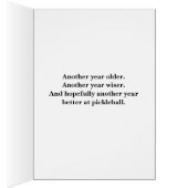 Joyeux Anniversaire Pickleball Ballons Confetti No (Intérieur (Droit))