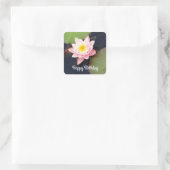 Joyeux Anniversaire Pink Water Lily #1 Stickers (Sac)