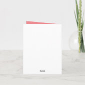 Joyeux anniversaire pour vous ! Carte (Dos)