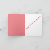 Joyeux anniversaire pour vous ! Carte (Intérieur)