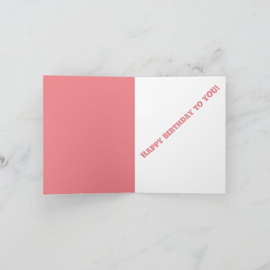 Joyeux anniversaire pour vous ! Carte (Intérieur)