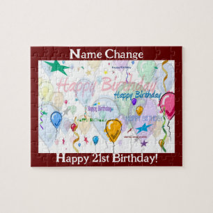 Joyeux Anniversaire Puzzle II (Personnaliser)