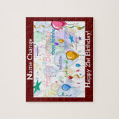 Joyeux Anniversaire Puzzle II (Personnaliser) (Vertical)