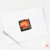 Joyeux anniversaire Rainbow Sorbet Rose #5 Sticker (Enveloppe)