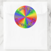 Joyeux anniversaire Rainbow Stickers Modèle (Sac)
