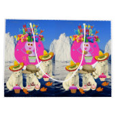 Joyeux Anniversaire Sac cadeau Ours polaire (Dos)