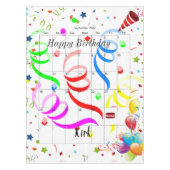 Joyeux anniversaire Septembre 2022 Nappe (Devant)