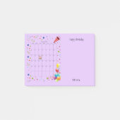 Joyeux anniversaire Septembre 2022 Post-it Notes (Devant)