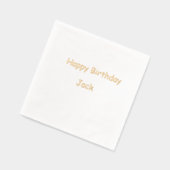 Joyeux anniversaire simple minimum ajouter nom mes (Gauche)