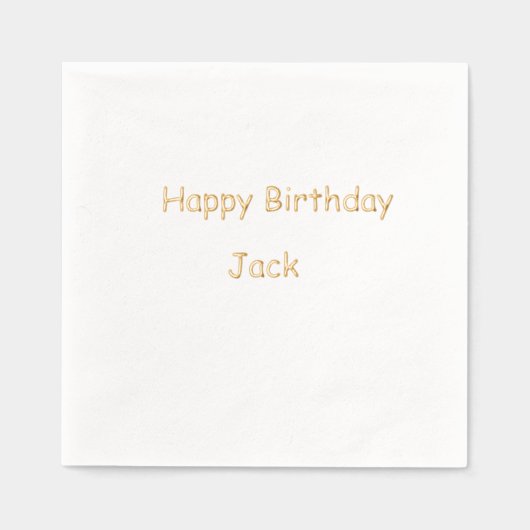 Joyeux anniversaire simple minimum ajouter nom mes (Recto)