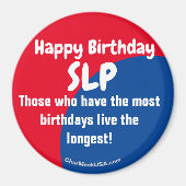 Joyeux Anniversaire SLP Refrigerator Magnet (Devant)