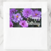 Joyeux Anniversaire Stickers Dahlia Lilac et Petun (Sac)