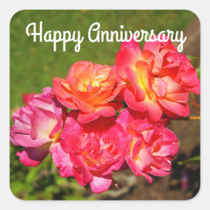 Joyeux anniversaire Stickers Rose de manteau Josep
