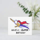 Joyeux anniversaire - SUPER - Carte postale (sur m (Debout devant)