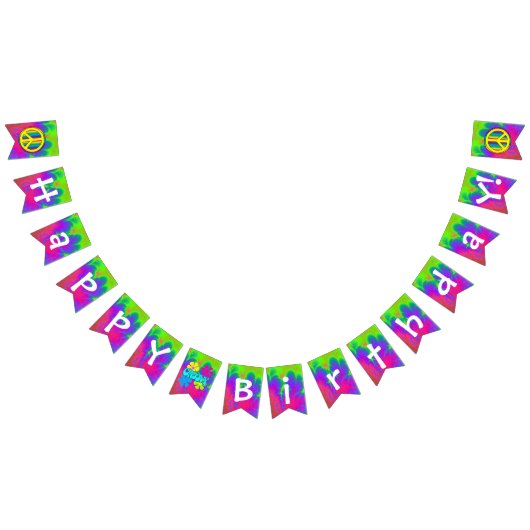 Joyeux anniversaire Super ! Drapeaux de Bunting (Tout)