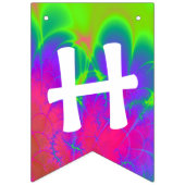 Joyeux anniversaire Super ! Drapeaux de Bunting (Deuxième drapeau)