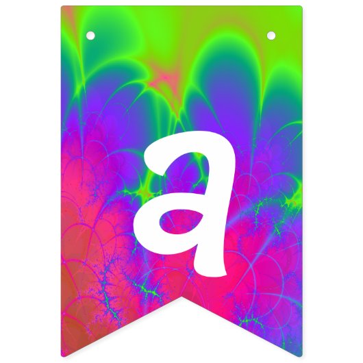 Joyeux anniversaire Super ! Drapeaux de Bunting (Troisième drapeau)