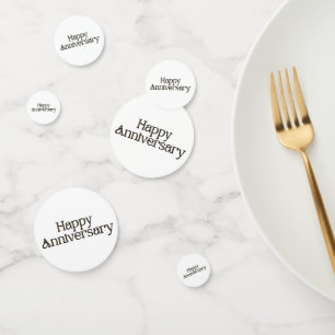 Joyeux anniversaire Table Confetti