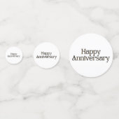 Joyeux anniversaire Table Confetti (Devant)