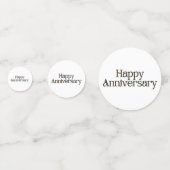 Joyeux anniversaire Table Confetti (Derrière)