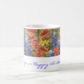 Joyeux anniversaire ! Tasse de fleurs sauvages du (Centre)