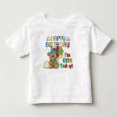 Joyeux anniversaire Teddy Bear 1er T-shirts et cad (Devant)