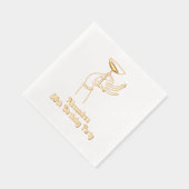 Joyeux Anniversaire Toast Raising Champagne Glass (Droite)