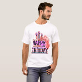 Joyeux Anniversaire tshirt (Devant entier)