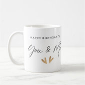 Joyeux Anniversaire Twins Mug (Gauche)