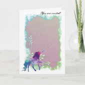 Joyeux anniversaire Unicorn Modèle (Devant)