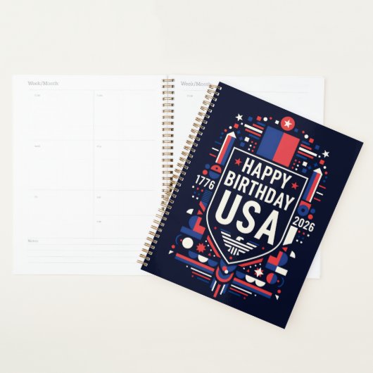 Joyeux anniversaire USA 250 (Devant avec enveloppe)