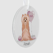 Joyeux Anniversaire Yorkshire Terrier Mignon (devant)