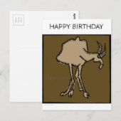 Joyeux Anniversaire Zodiac Signes Capricorn Carte (Devant / Derrière)