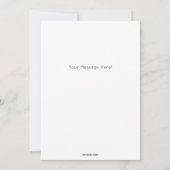 Joyeux arbre de Noël avec carte de lumières (Dos)