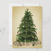 Joyeux Arbre de Noël de la carte de vacances de no (Devant)