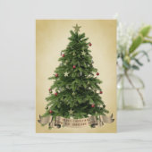 Joyeux Arbre de Noël de la carte de vacances de no (Debout devant)