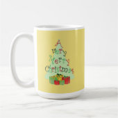 Joyeux Arbre de Noël Graphisme Conception de Mugs (Gauche)