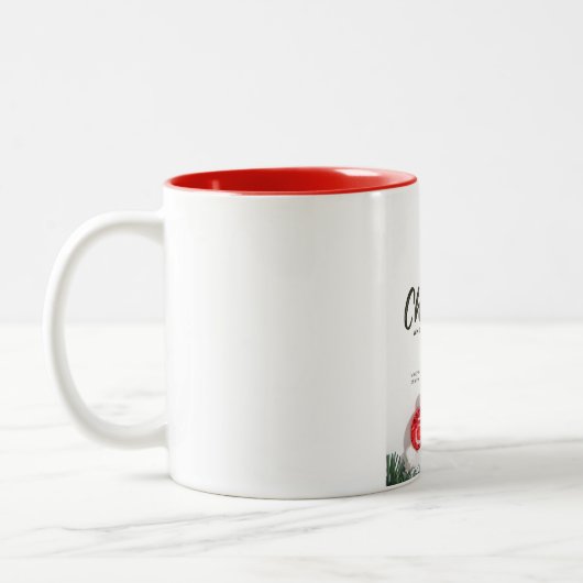 Joyeux arbre de Noël Mug (Gauche)