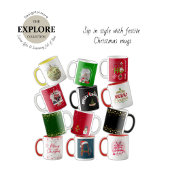 Joyeux arbre de Noël Ornements CAFÉ MUG