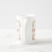 Joyeux Arbres d'or de Noël Chine Mug (Dos)
