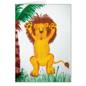 Joyeux Art du lion d'anniversaire (Devant)