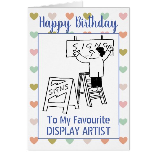 Joyeux artiste d'exposition d'anniversaire (Devant)