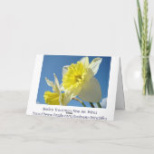 Joyeux au printemps ! Cartes Merci du bonheur (Dos)