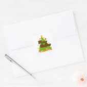 Joyeux autocollant d'arbre de Noël (Enveloppe)