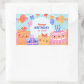 Joyeux Autocollant rectangulaire (Sac)