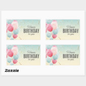 Joyeux Autocollant rectangulaire (Feuille)