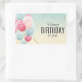 Joyeux Autocollant rectangulaire (Sac)