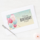 Joyeux Autocollant rectangulaire (Enveloppe)